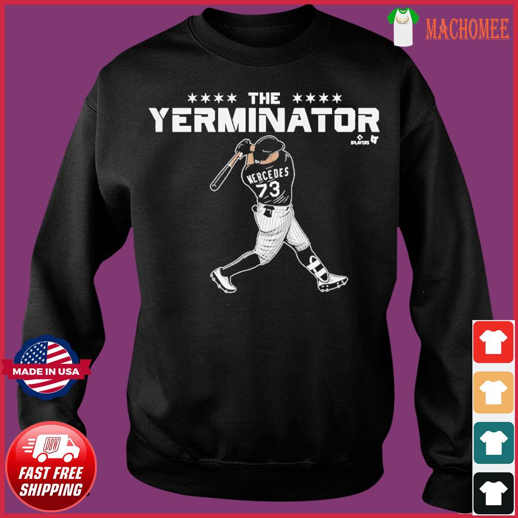 Mlbpa Officially Licensed Yermin Mercedes Terminator T Shirt Hoodie Sweater Long Sleeve And Tank Top