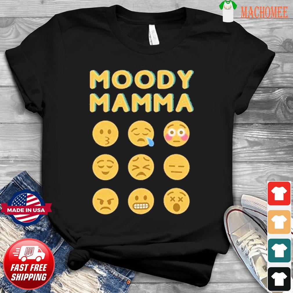 Moody Mama With Icons Feeling Symbol Shirt, hoodie, sweater, long sleeve  and tank top